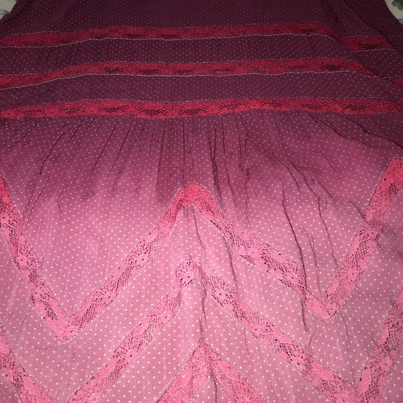 Voile and Lace Trapeze Slip Ombre Ombré Custom Dye - Picture 2 of 8